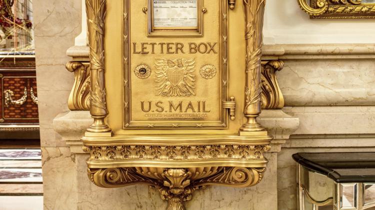 Mail Chute at The St Regis New York